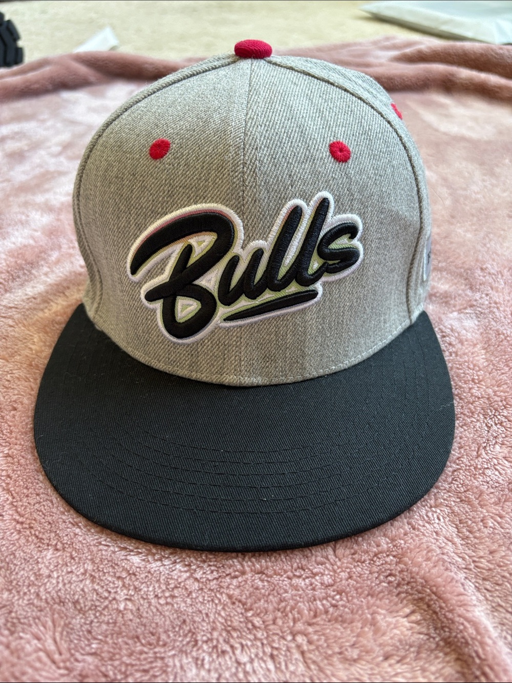 Chicago Bulls Pride Snapback Hat Gray Black Rainbow NBA Cap